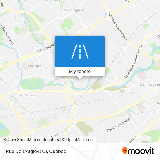 Rue De L'Aigle-D'Or plan