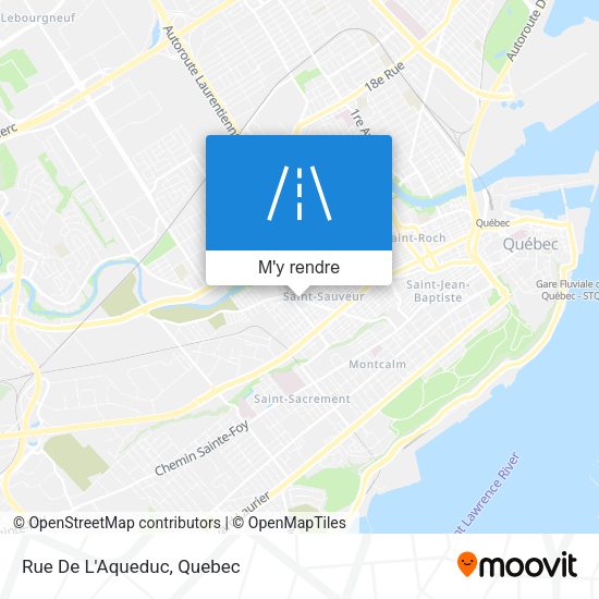 Rue De L'Aqueduc plan