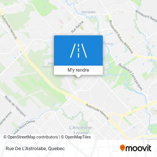 Rue De L'Astrolabe plan