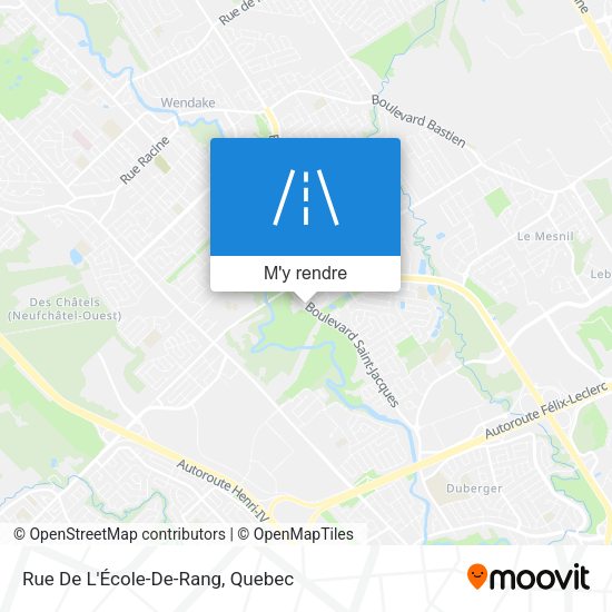 Rue De L'École-De-Rang plan
