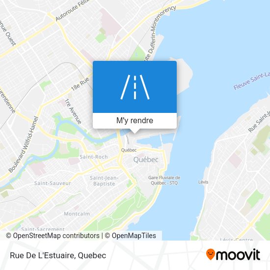 Rue De L'Estuaire plan