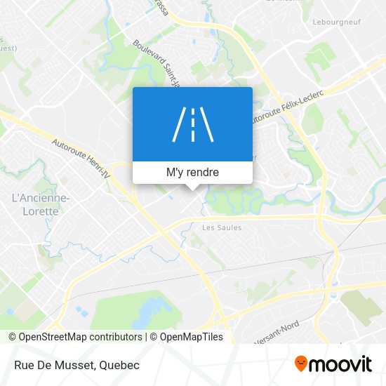 Rue De Musset plan