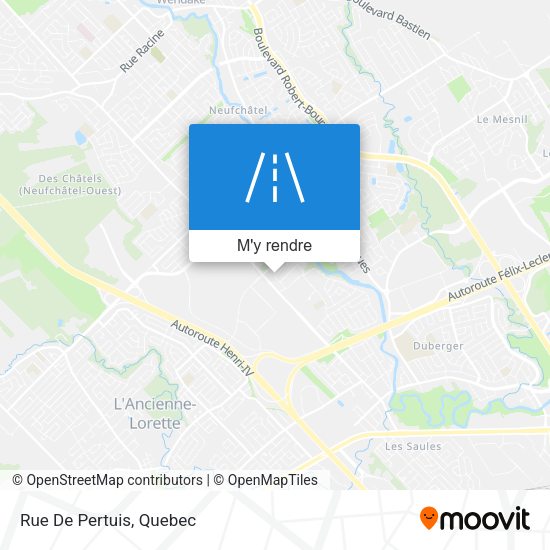 Rue De Pertuis plan