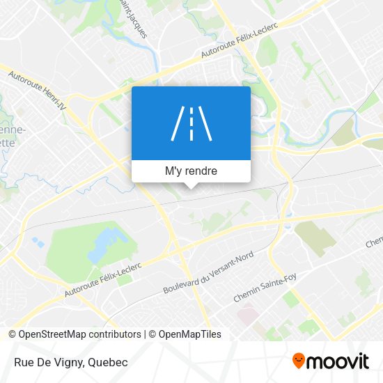 Rue De Vigny plan