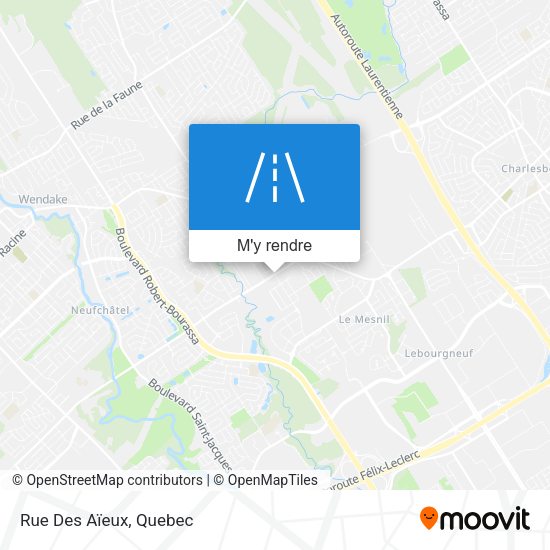 Rue Des Aïeux plan