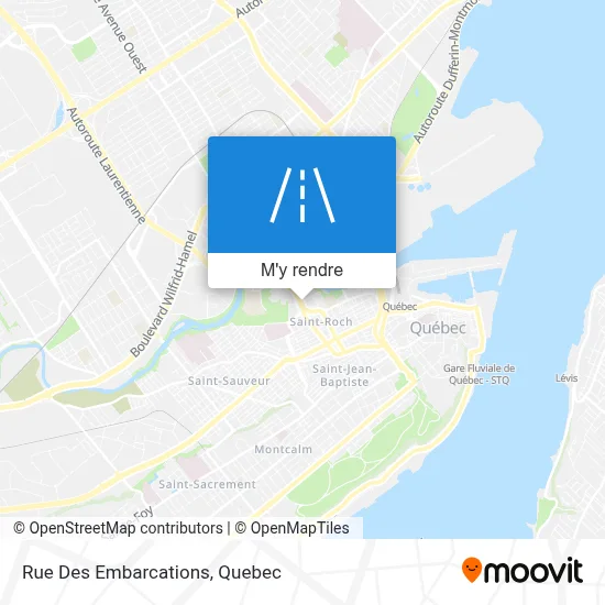 Rue Des Embarcations plan