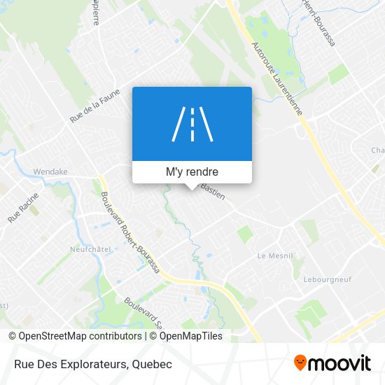 Rue Des Explorateurs plan