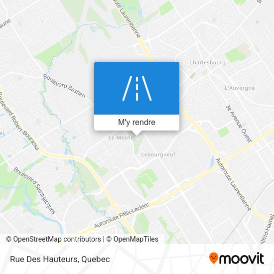 Rue Des Hauteurs plan