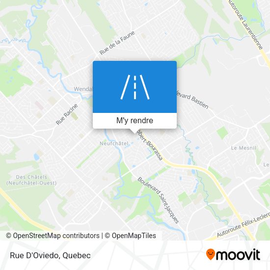 Rue D'Oviedo plan