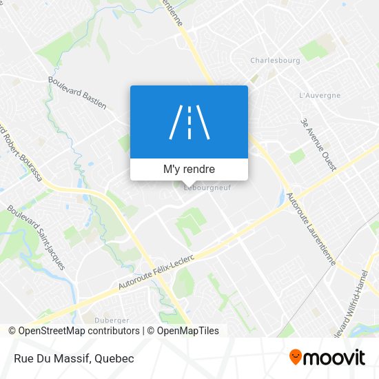 Rue Du Massif plan