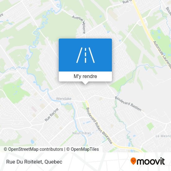 Rue Du Roitelet plan