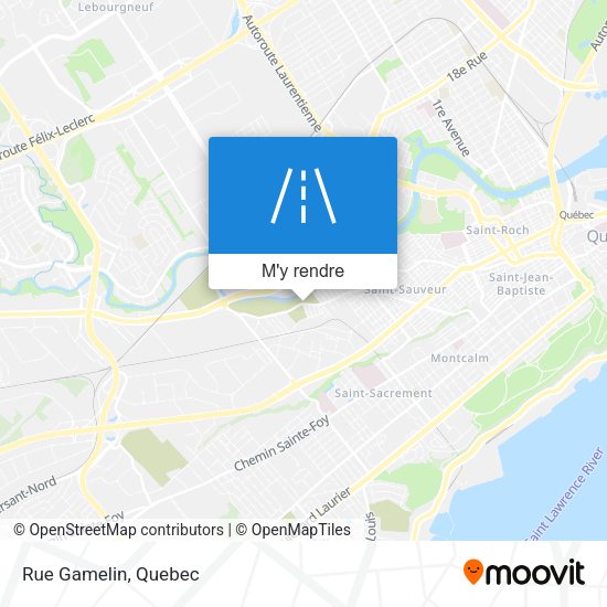 Rue Gamelin plan