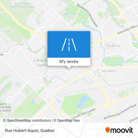 Rue Hubert-Aquin plan