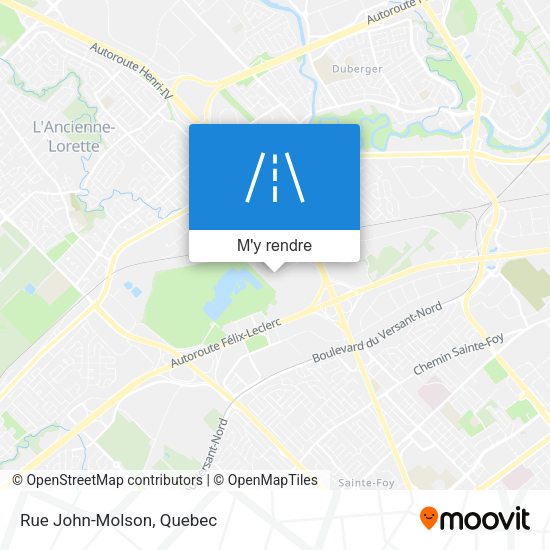 Rue John-Molson plan