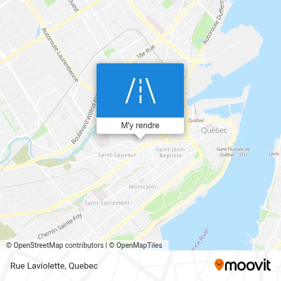 Rue Laviolette plan