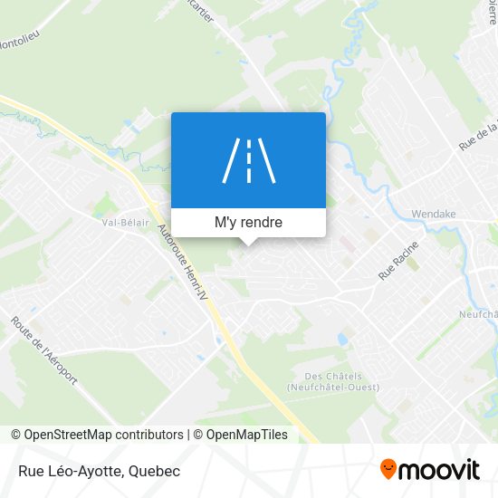 Rue Léo-Ayotte plan