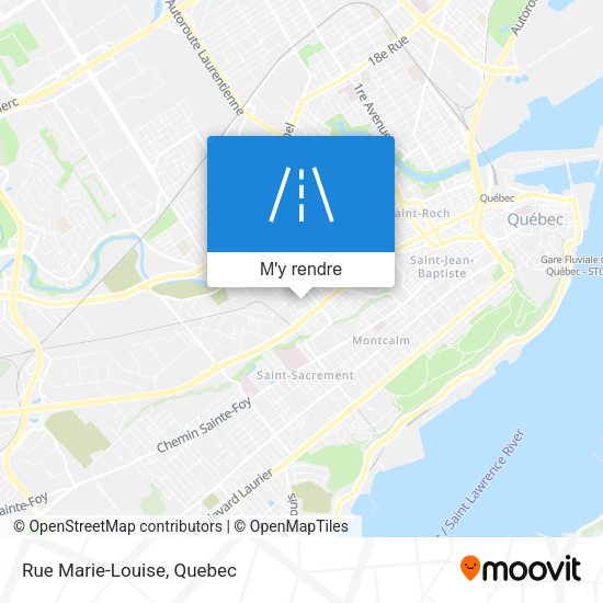 Rue Marie-Louise plan
