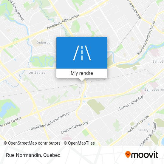 Rue Normandin plan