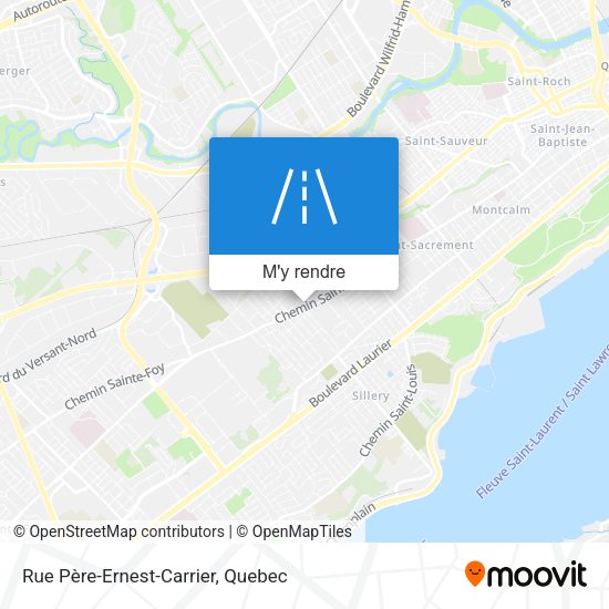 Rue Père-Ernest-Carrier plan