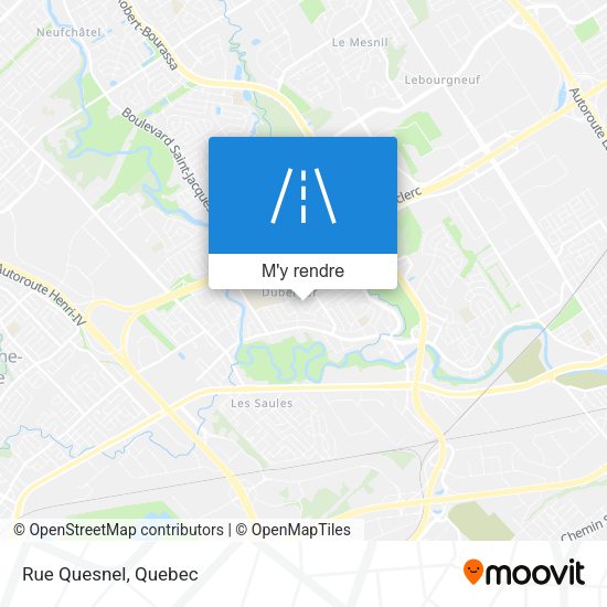 Rue Quesnel plan