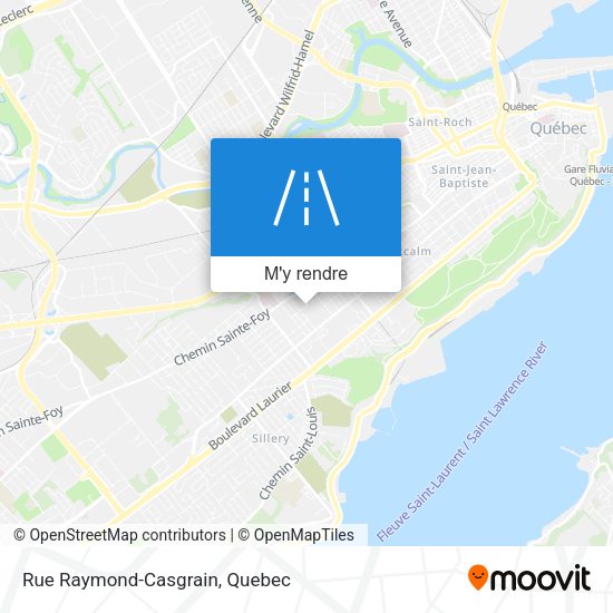 Rue Raymond-Casgrain plan