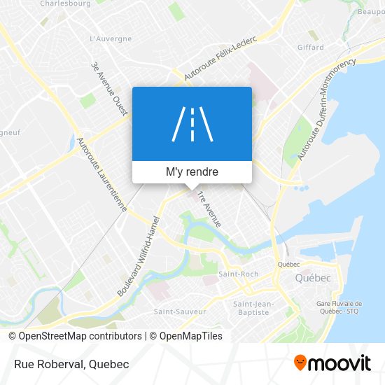 Rue Roberval plan