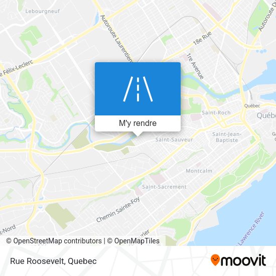 Rue Roosevelt plan