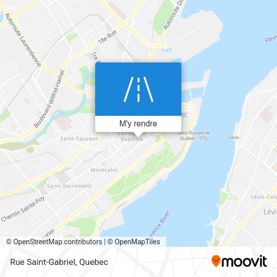 Rue Saint-Gabriel plan