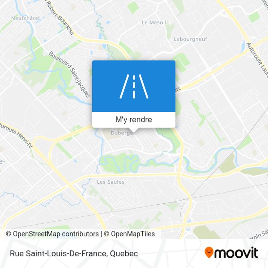 Rue Saint-Louis-De-France plan
