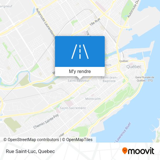 Rue Saint-Luc plan