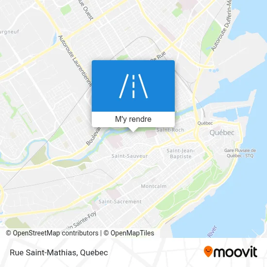 Rue Saint-Mathias plan