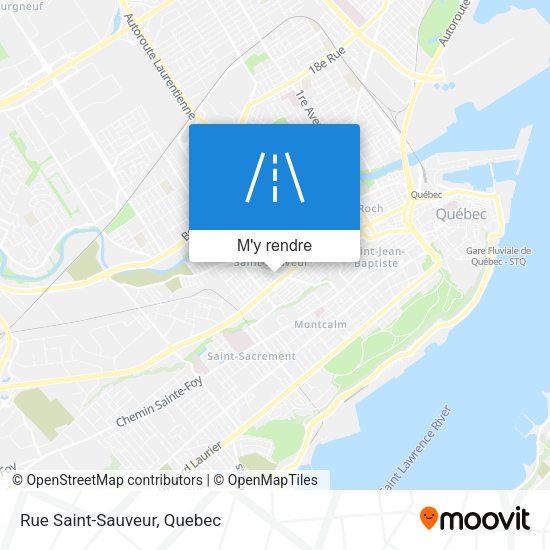 Rue Saint-Sauveur plan