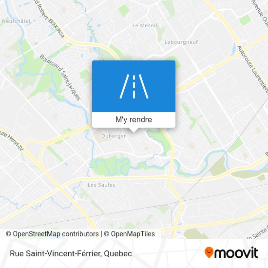 Rue Saint-Vincent-Férrier plan