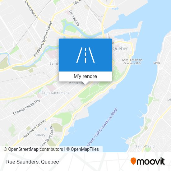 Rue Saunders plan