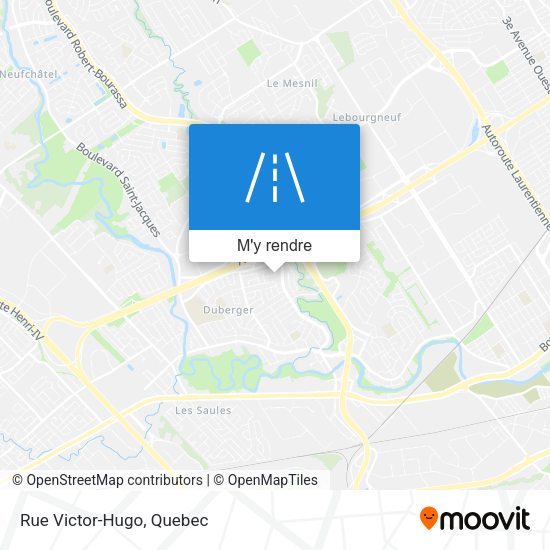 Rue Victor-Hugo plan