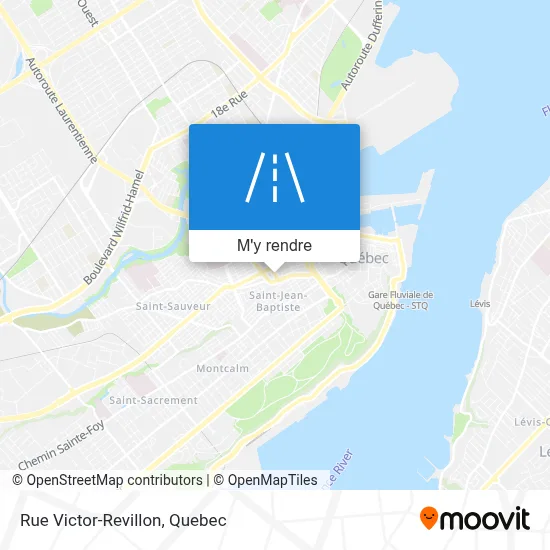 Rue Victor-Revillon plan