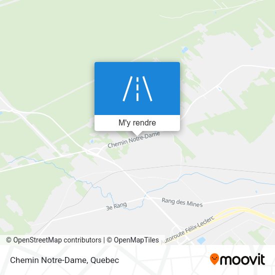Chemin Notre-Dame plan