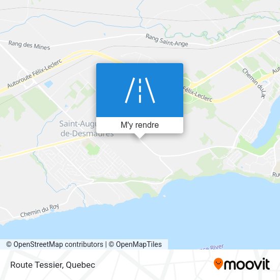 Route Tessier plan
