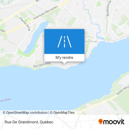 Rue De Grandmont plan