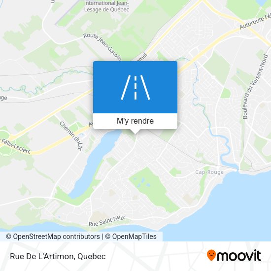 Rue De L'Artimon plan
