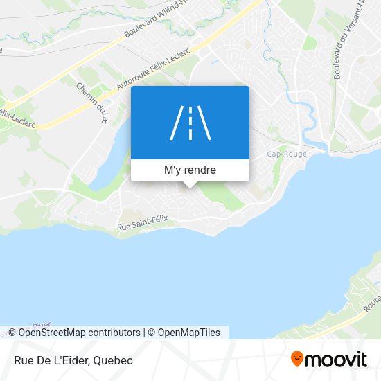 Rue De L'Eider plan