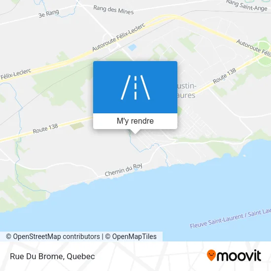 Rue Du Brome plan