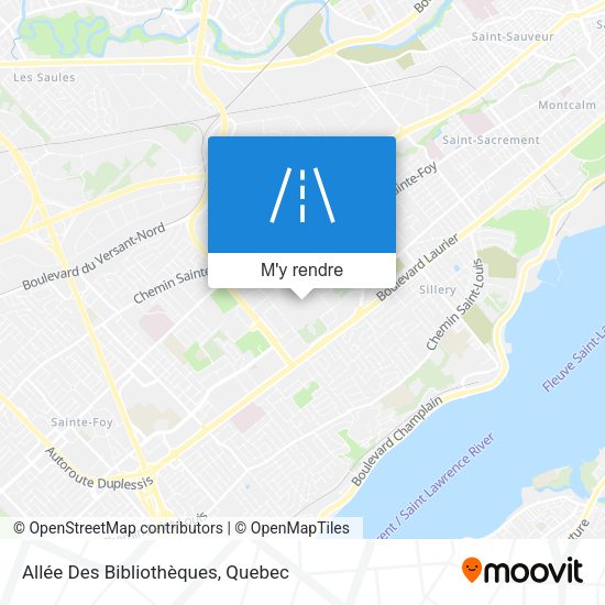 Allée Des Bibliothèques plan