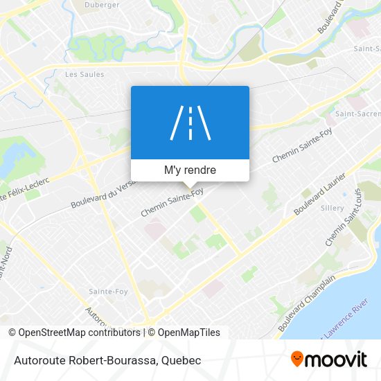 Autoroute Robert-Bourassa plan