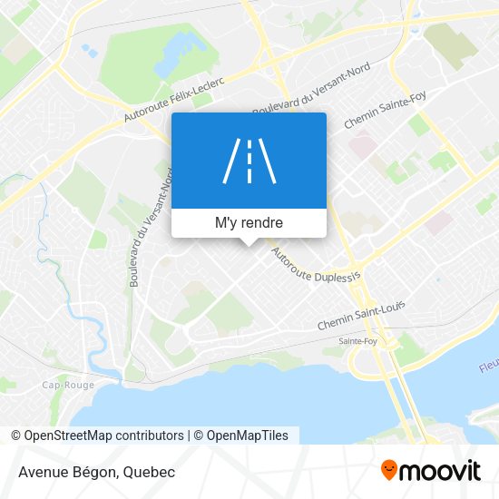 Avenue Bégon plan