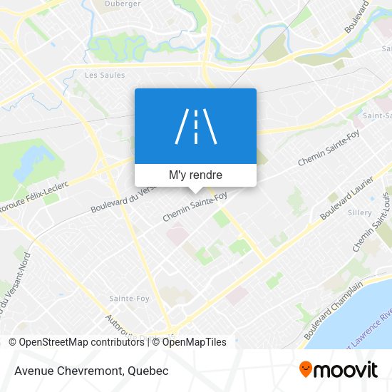 Avenue Chevremont plan