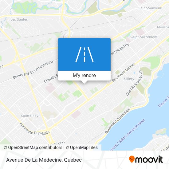 Avenue De La Médecine plan