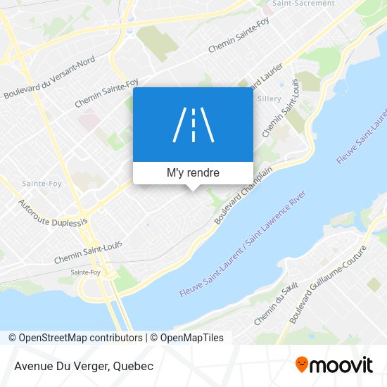 Avenue Du Verger plan
