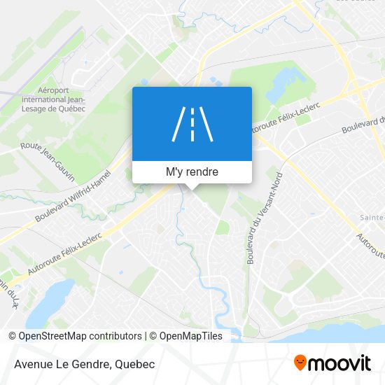 Avenue Le Gendre plan
