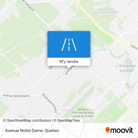 Avenue Notre-Dame plan